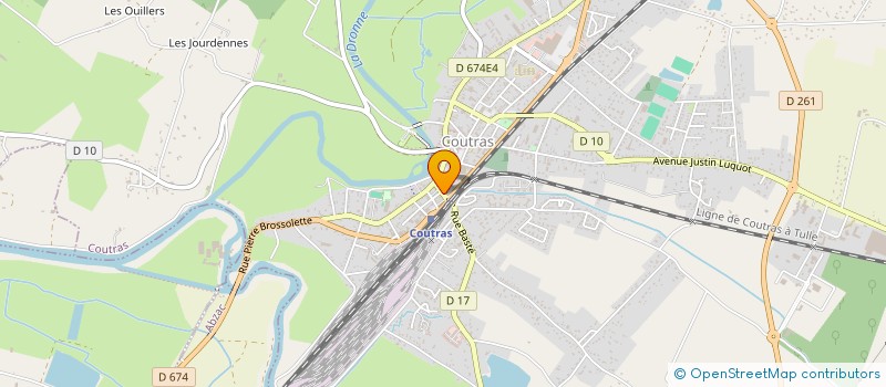 localisation de l'entreprise YUMI SUSHI  COUTRAS