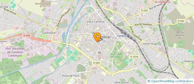 localisation de l'entreprise YUMING à CAMBRAI