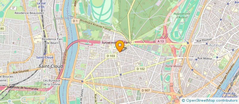 localisation de l'entreprise YUMINT  BOULOGNE-BILLANCOURT