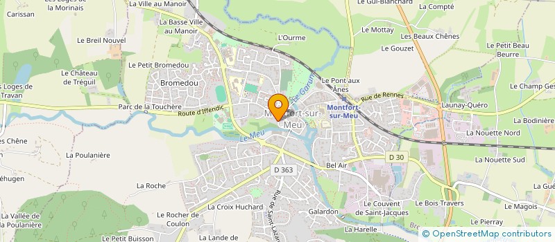 localisation de l'entreprise YUMMY  MONTFORT-SUR-MEU