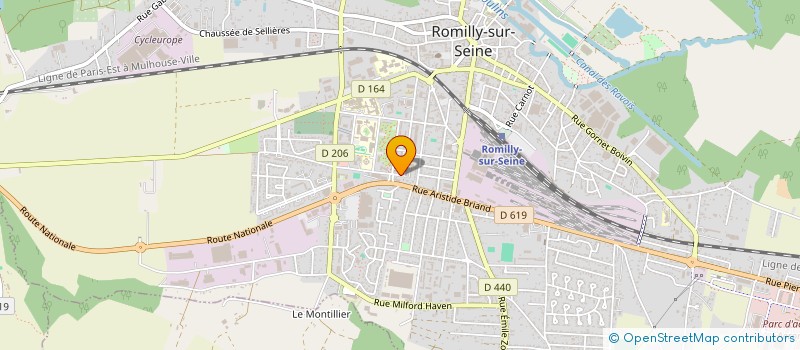 localisation de l'entreprise YUMMY'S  ROMILLY SUR SEINE