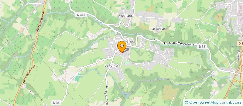 localisation de l'entreprise YUMR  ORLIENAS