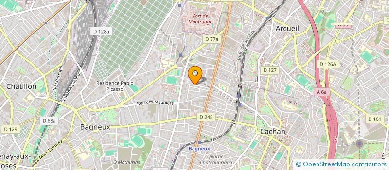 localisation de l'entreprise YUMYUM AGENCY à BAGNEUX