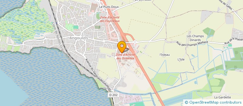 localisation de l'entreprise YUN LAI  ANGOULINS