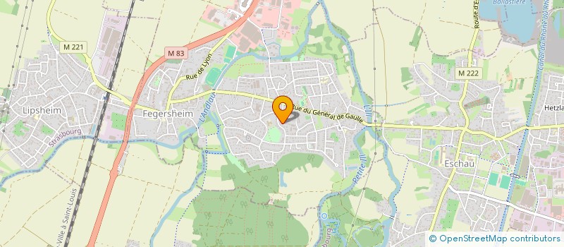 localisation de l'entreprise YUNA  FEGERSHEIM