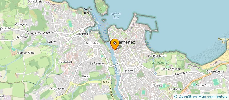 localisation de l'entreprise YUNA  DOUARNENEZ