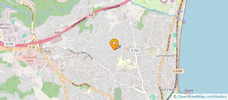 localisation de l'entreprise YUNA-CREW  GATTIERES