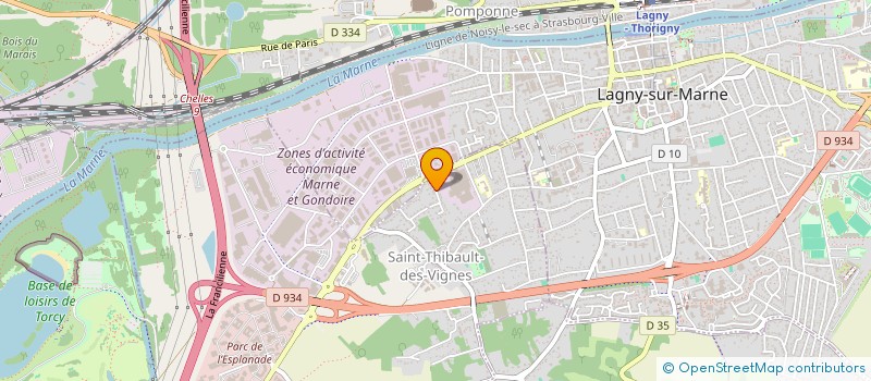 localisation de l'entreprise YUNCO HOLDING  SAINT-THIBAULT-DES-VIGNES