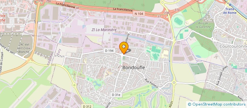 localisation de l'entreprise YUNDA  BONDOUFLE