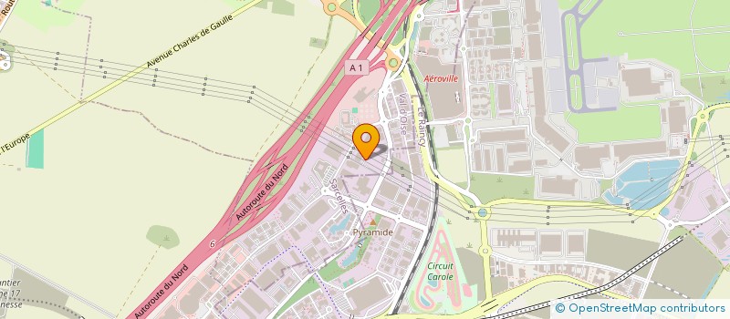 localisation de l'entreprise YUNFREIGHT FR  ROISSY-EN-FRANCE