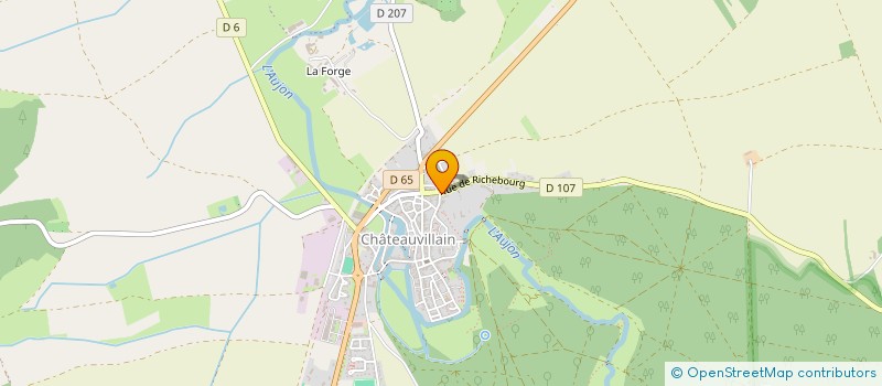 localisation de l'entreprise YUNG BRIOT à CHATEAUVILLAIN