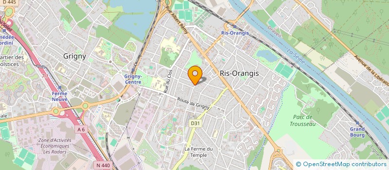 localisation de l'entreprise YUNG IMMO à RIS-ORANGIS