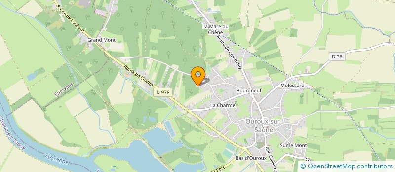 localisation de l'entreprise YUNIKONS DESIGN  OUROUX-SUR-SAONE