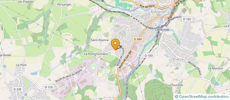 localisation de l'entreprise YUNO  L'ARBRESLE