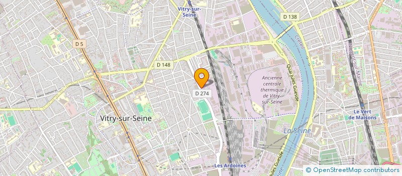 localisation de l'entreprise YUNXIA  VITRY-SUR-SEINE