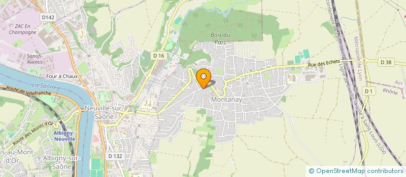 localisation de l'entreprise YUPANKI  MONTANAY