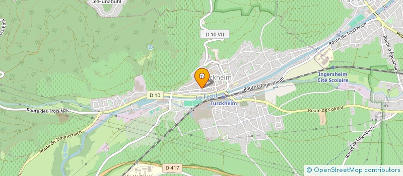 localisation de l'entreprise YURA  INGERSHEIM