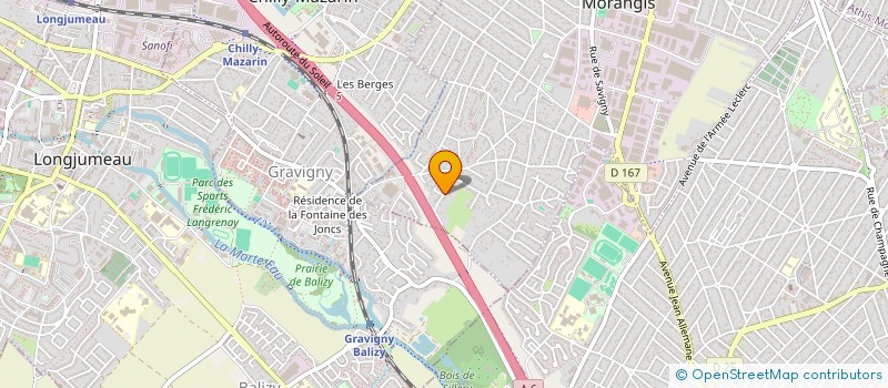 localisation de l'entreprise YURACAN INVEST à MORANGIS
