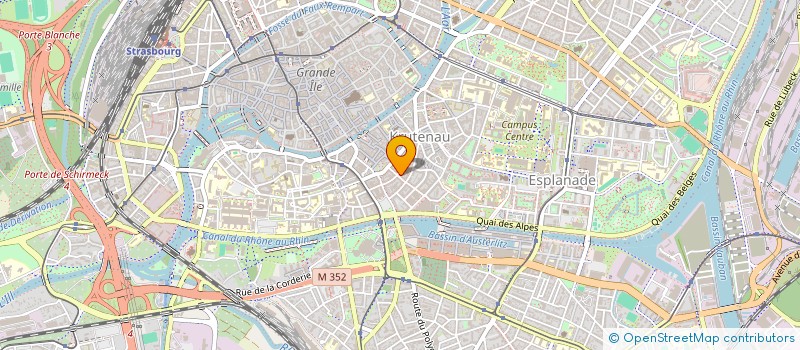 localisation de l'entreprise YURGA à STRASBOURG