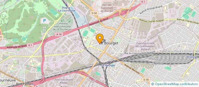 localisation de l'entreprise YUSRA  LE BOURGET