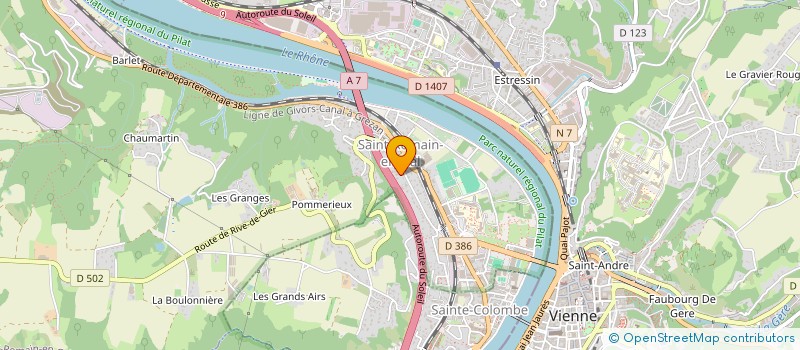 localisation de l'entreprise YUSUF AYDINLI  SAINT-ROMAIN-EN-GAL