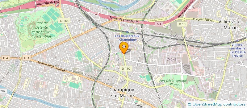 localisation de l'entreprise YUTHU  CHAMPIGNY-SUR-MARNE