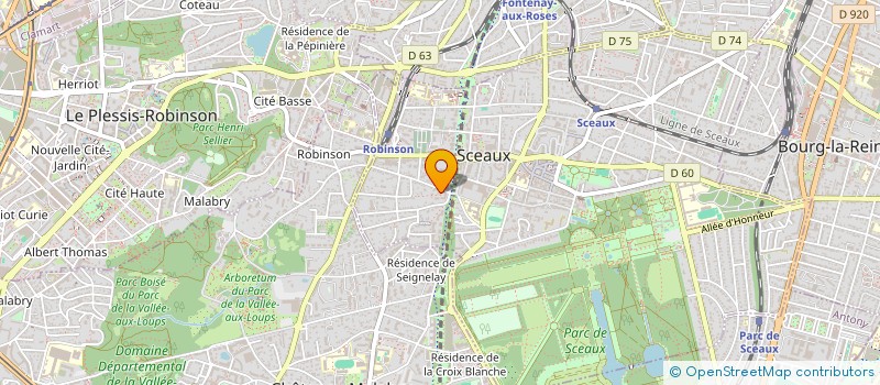 localisation de l'entreprise YUTIN MAGNOLIA à SCEAUX