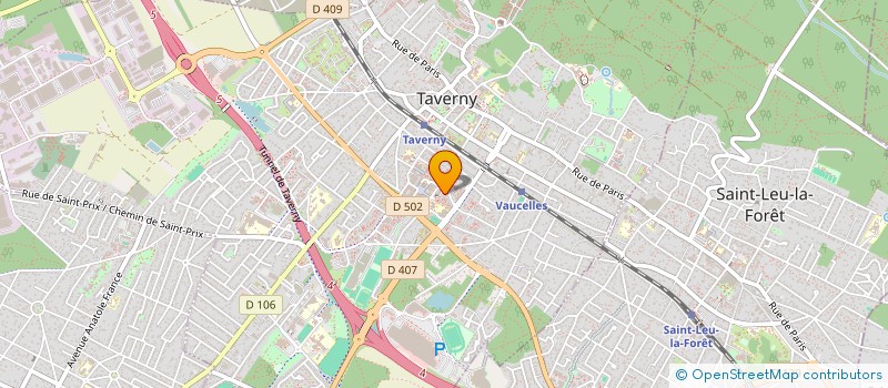 localisation de l'entreprise YUTSUKI AKANE PARIS à TAVERNY