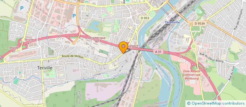 localisation de l'entreprise YUTZ à THIONVILLE