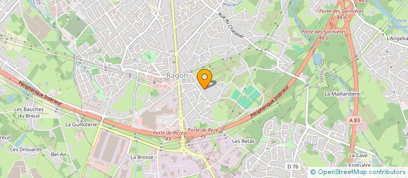 localisation de l'entreprise YUUDO  REZE