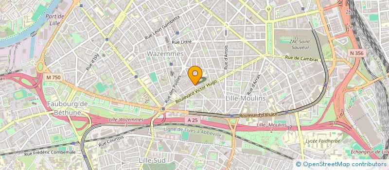 localisation de l'entreprise YUVA à LILLE