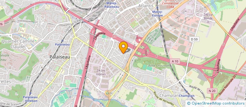 localisation de l'entreprise YUX RENOV à PALAISEAU