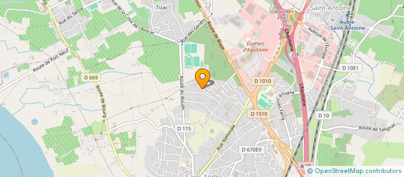 localisation de l'entreprise YUZHI  SAINT-ANDRE-DE-CUBZAC