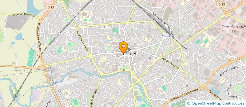 localisation de l'entreprise YUZU à CHOLET