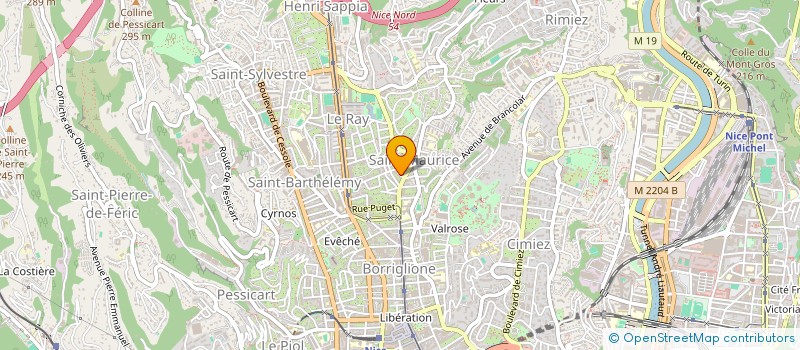 localisation de l'entreprise YUZU STUDIO à NICE