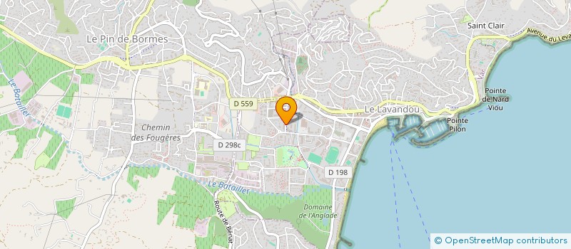 localisation de l'entreprise YV à LE LAVANDOU