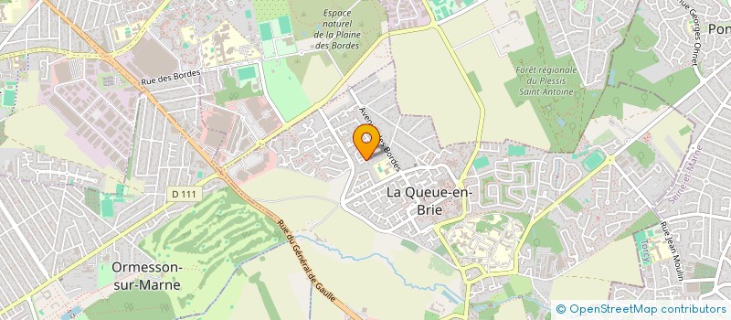 localisation de l'entreprise YV 94  LA QUEUE-EN-BRIE