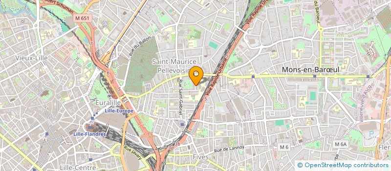 localisation de l'entreprise YV CONSEIL à LILLE