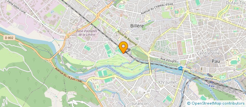 localisation de l'entreprise YV CONSULTING à BILLERE