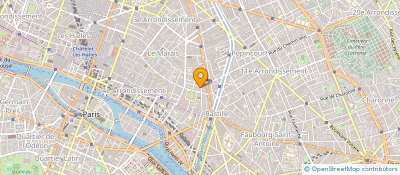 localisation de l'entreprise YVA  PARIS