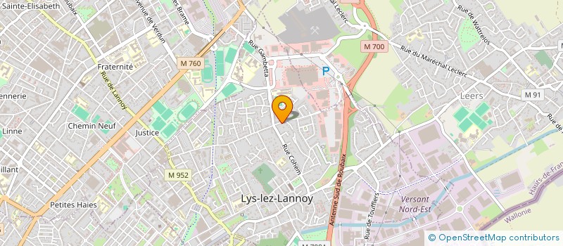 localisation de l'entreprise YVALAIN SOC à LYS-LEZ-LANNOY