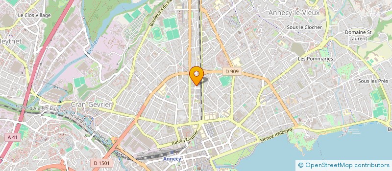 localisation de l'entreprise YVAN DORIER ET CAROLINE DORIER à ANNECY