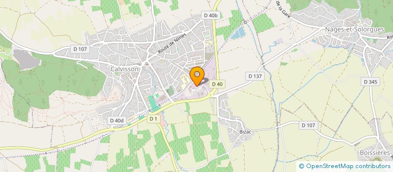 localisation de l'entreprise YVAN SALINAS COIFFURE  CALVISSON