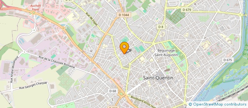 localisation de l'entreprise YVANA à SAINT-QUENTIN