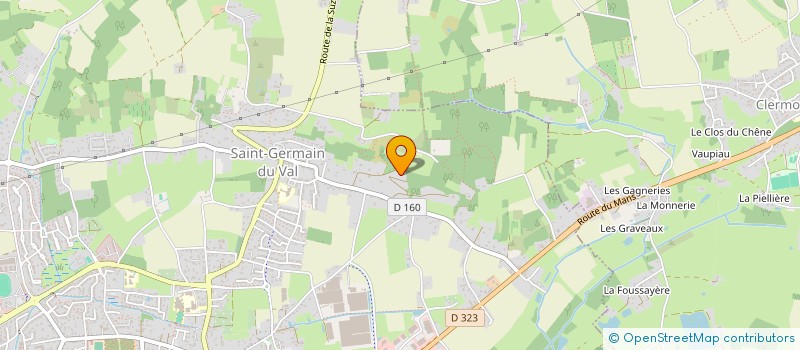 localisation de l'entreprise YVANDEAU  LA FLECHE