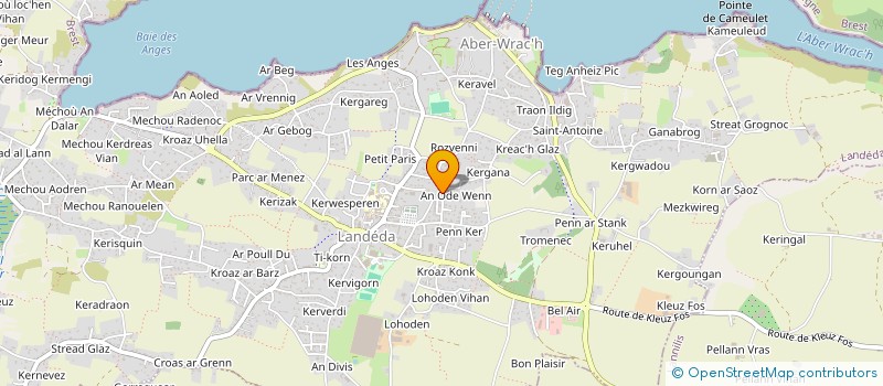 localisation de l'entreprise YVANE  LANDEDA