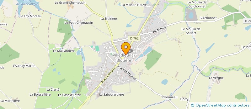 localisation de l'entreprise YVANO GARAGE à BEAUPREAU-EN-MAUGES