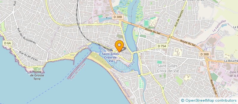 localisation de l'entreprise YVARD FRANCOIS INDIVISION  SAINT-GILLES-CROIX-DE-VIE