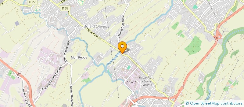 localisation de l'entreprise YVART & ASSOCIES à SAINT-PIERRE