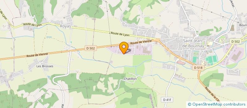 localisation de l'entreprise YVAUREL  SAINT-JEAN-DE-BOURNAY